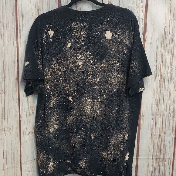Frankenstine & Bride Handmade Grunge Custom Bleach Tee TShirt - Picture 4 of 10